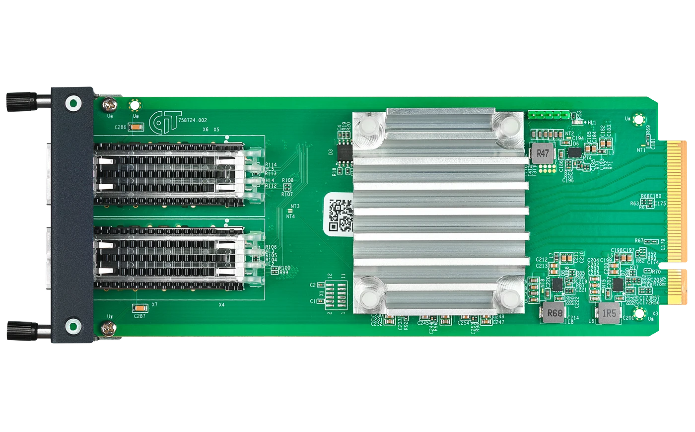 КИТ SMNIC2810-2C-L, плата с двумя QSFP28