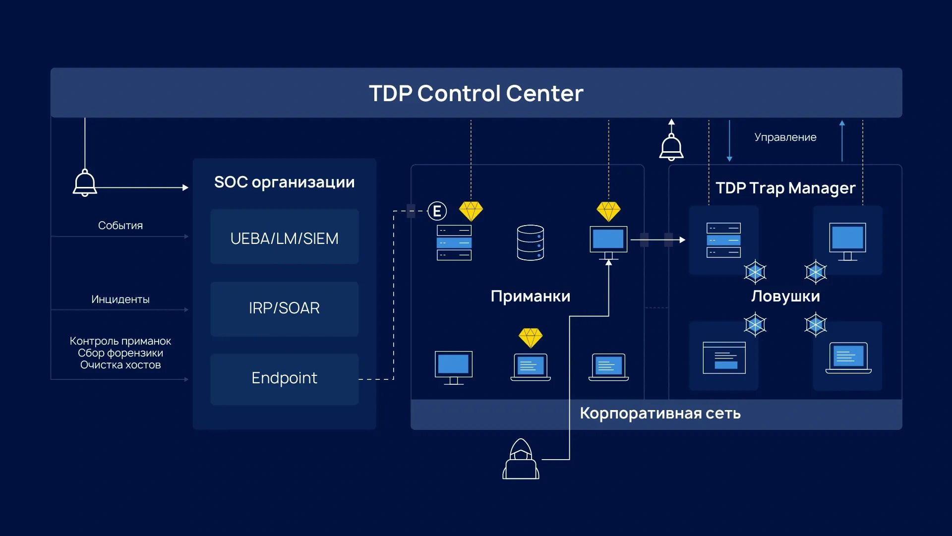 Официальная схема R-Vision TDP