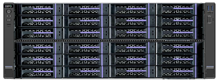 Сервер DEPO Storm 3500W4R — общий вид